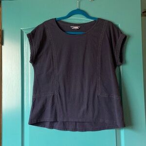 LANDS END Top Size Medium/Petite Navy